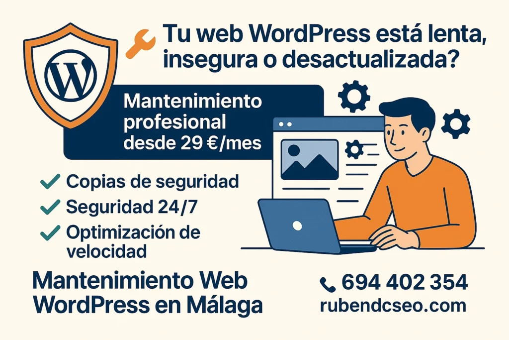 servicio profesional de optimización de velocidad web en Málaga desde DCSEO